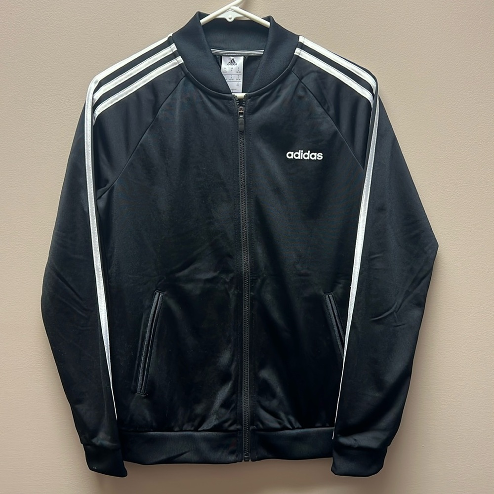 Adidas Women’s Size Small, Black and White Jacket, Zip Up